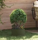 VidaXL Tuin Bloempot 5 pcs Olijf Groen 30 x 30 x 20 cm