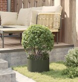 VidaXL Tuin Bloempot 5 pcs Olijf Groen 30 x 30 x 20 cm