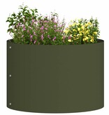 VidaXL Tuin Bloempot Olijf Groen 30 x 30 x 20 cm Koudgewalst staal