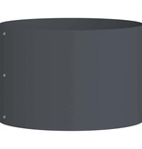 VidaXL Tuin Bloempot Antraciet 30 x 30 x 20 cm Koudgewalst staal