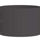 VidaXL Tuin Bloempot Zwart 30 x 30 x 20 cm Staal