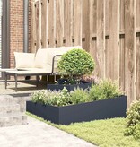 VidaXL Tuin Bloempot Antraciet 100 x 100 x 50 cm Koudgewalst staal