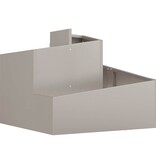 VidaXL Tuin Bloempot Bruin 60 x 60 x 50 cm Cortenstaal