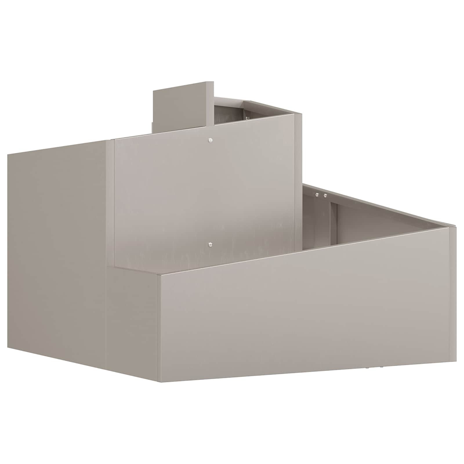 VidaXL Tuin Bloempot Bruin 60 x 60 x 50 cm Cortenstaal