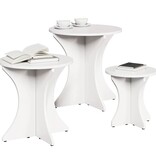 VidaXL Salontafel 3 pcs Wit