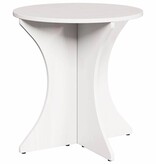 VidaXL Salontafel 2 pcs Wit Massief grenenhout