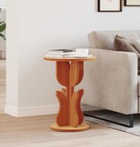 VidaXL Salontafel Wasbruin 39,5 x 39,5 x 53,5 cm Massief grenenhout