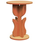 VidaXL Salontafel Wasbruin 39,5 x 39,5 x 53,5 cm Massief grenenhout