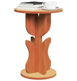 VidaXL Salontafel Wasbruin 39,5 x 39,5 x 53,5 cm Massief grenenhout