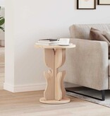 VidaXL Salontafel Naturel 39,5 x 39,5 x 53,5 cm Massief grenenhout