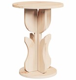 VidaXL Salontafel Naturel 39,5 x 39,5 x 53,5 cm Massief grenenhout