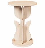 VidaXL Salontafel Naturel 39,5 x 39,5 x 53,5 cm Massief grenenhout