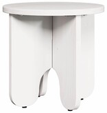 VidaXL Salontafel 2 pcs Wit Massief grenenhout