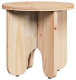 VidaXL Salontafel 2 pcs Naturel Massief grenenhout