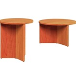 VidaXL Salontafel 2 pcs Wasbruin Massief grenenhout