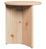 VidaXL Salontafel 2 pcs Naturel Massief grenenhout