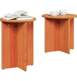 VidaXL Salontafel 2 pcs Wasbruin