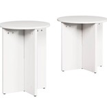 VidaXL Salontafel 2 pcs Wit