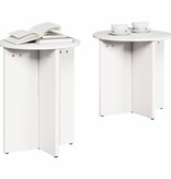 VidaXL Salontafel 2 pcs Wit