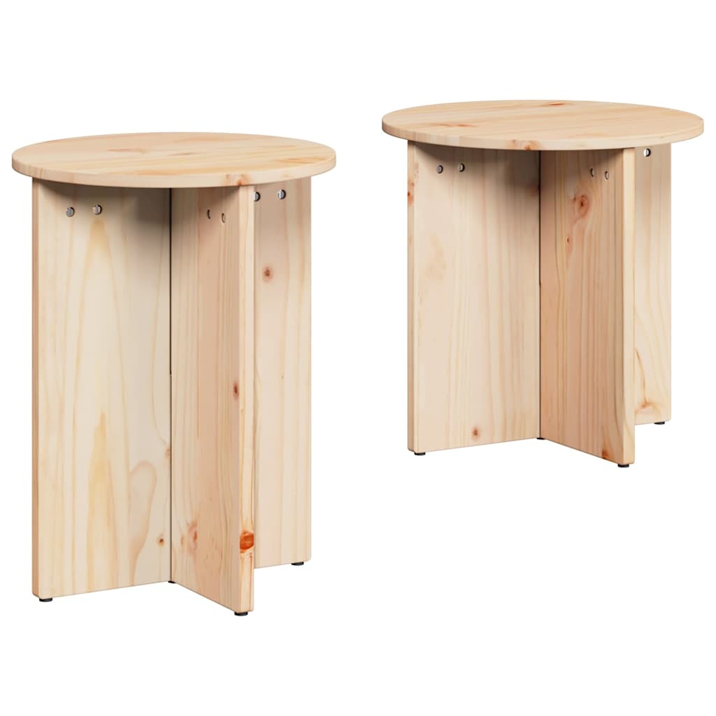 VidaXL Salontafel 2 pcs Naturel