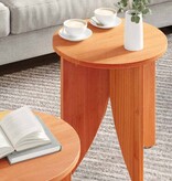 VidaXL Salontafel 2 pcs Wasbruin