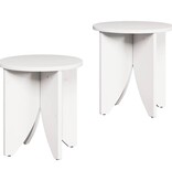 VidaXL Salontafel 2 pcs Wit
