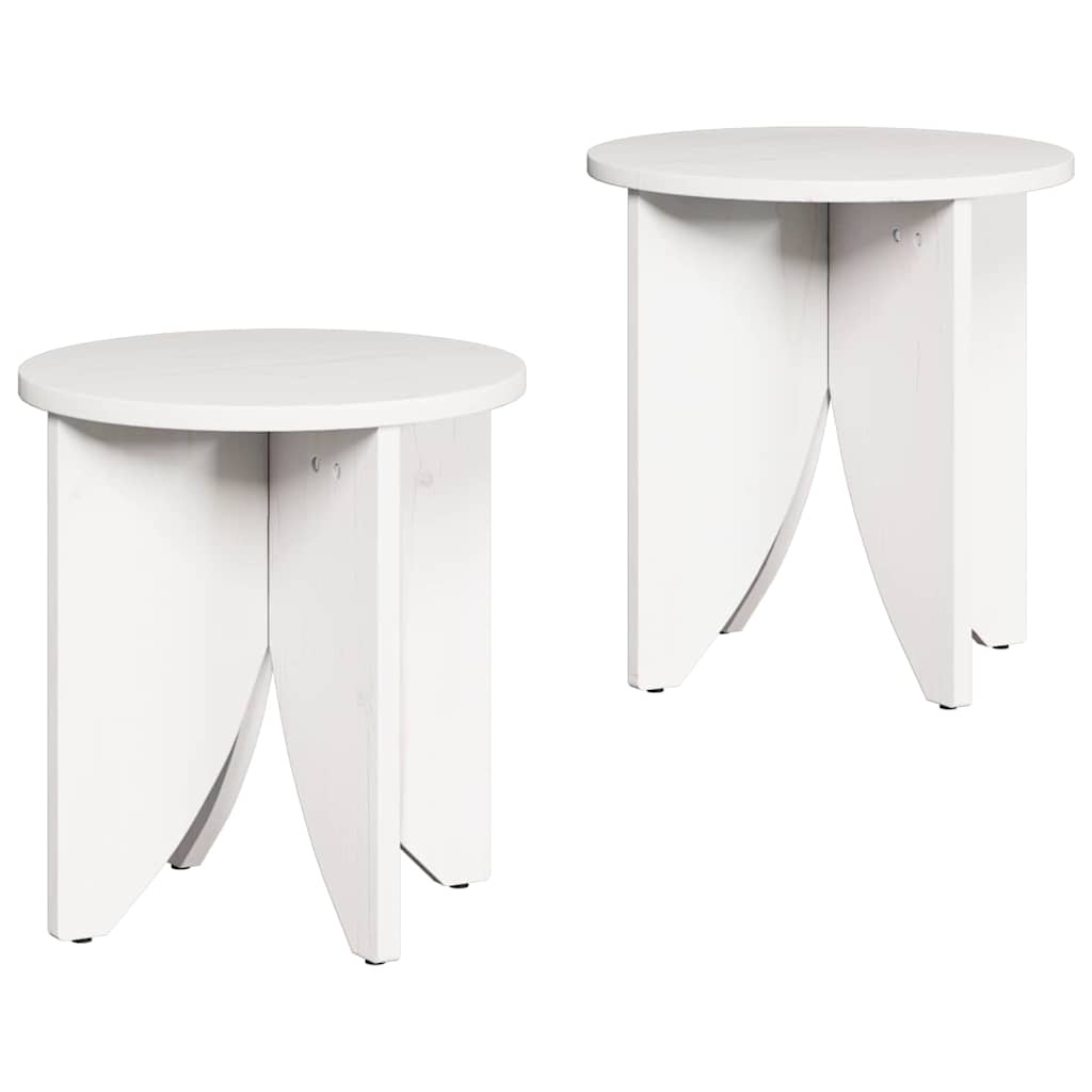VidaXL Salontafel 2 pcs Wit