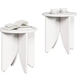 VidaXL Salontafel 2 pcs Wit