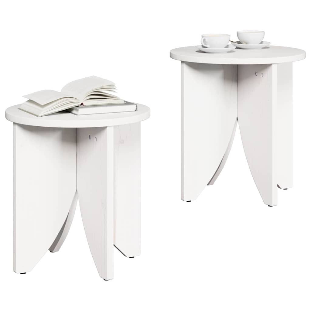 VidaXL Salontafel 2 pcs Wit