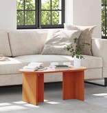 VidaXL Salontafel Wasbruin 80 x 39,5 x 35 cm Massief grenenhout