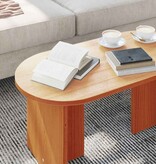 VidaXL Salontafel Wasbruin 80 x 39,5 x 35 cm Massief grenenhout