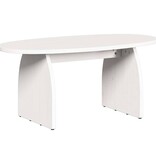 VidaXL Salontafel Wit 80 x 40 x 35 cm Massief grenenhout