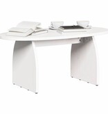 VidaXL Salontafel Wit 80 x 40 x 35 cm Massief grenenhout