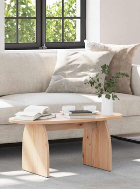 VidaXL Salontafel Bruin 80 x 40 x 35 cm Massief grenenhout