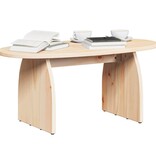 VidaXL Salontafel Bruin 80 x 40 x 35 cm Massief grenenhout