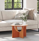 VidaXL Salontafel Wasbruin 50 x 50 x 35 cm Massief grenenhout