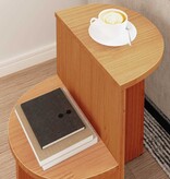 VidaXL Salontafel Wasbruin 50 x 40 x 50 cm Massief grenenhout