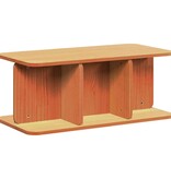 VidaXL Salontafel Wasbruin 80 x 39,5 x 33,5 cm Massief grenenhout