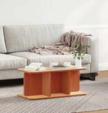 VidaXL Salontafel Wasbruin 80 x 39,5 x 33,5 cm Massief grenenhout