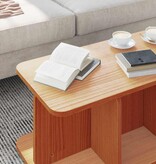 VidaXL Salontafel Wasbruin 80 x 39,5 x 33,5 cm Massief grenenhout