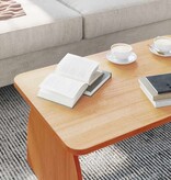 VidaXL Salontafel Wasbruin 80 x 50 x 31 cm Massief grenenhout