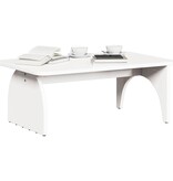 VidaXL Salontafel Wit 80 x 50 x 31 cm Massief grenenhout