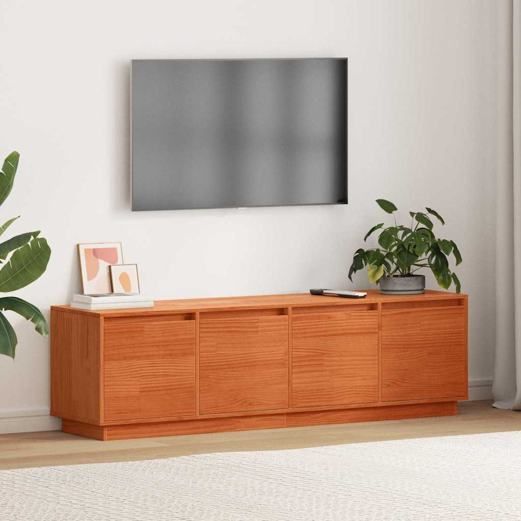 VidaXL TV-kast Bruin 156 x 37 x 45 cm Bewerkt hout