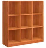 VidaXL Boekenkast Wasbruin 104 x 33 x 110 cm Massief grenenhout