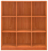 VidaXL Boekenkast Wasbruin 104 x 33 x 110 cm Massief grenenhout