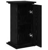VidaXL Displaystand Zwart Eiken 31 x 30 x 60 cm Bewerkt hout