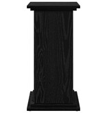 VidaXL Displaystand Zwart Eiken 31 x 30 x 60 cm Bewerkt hout