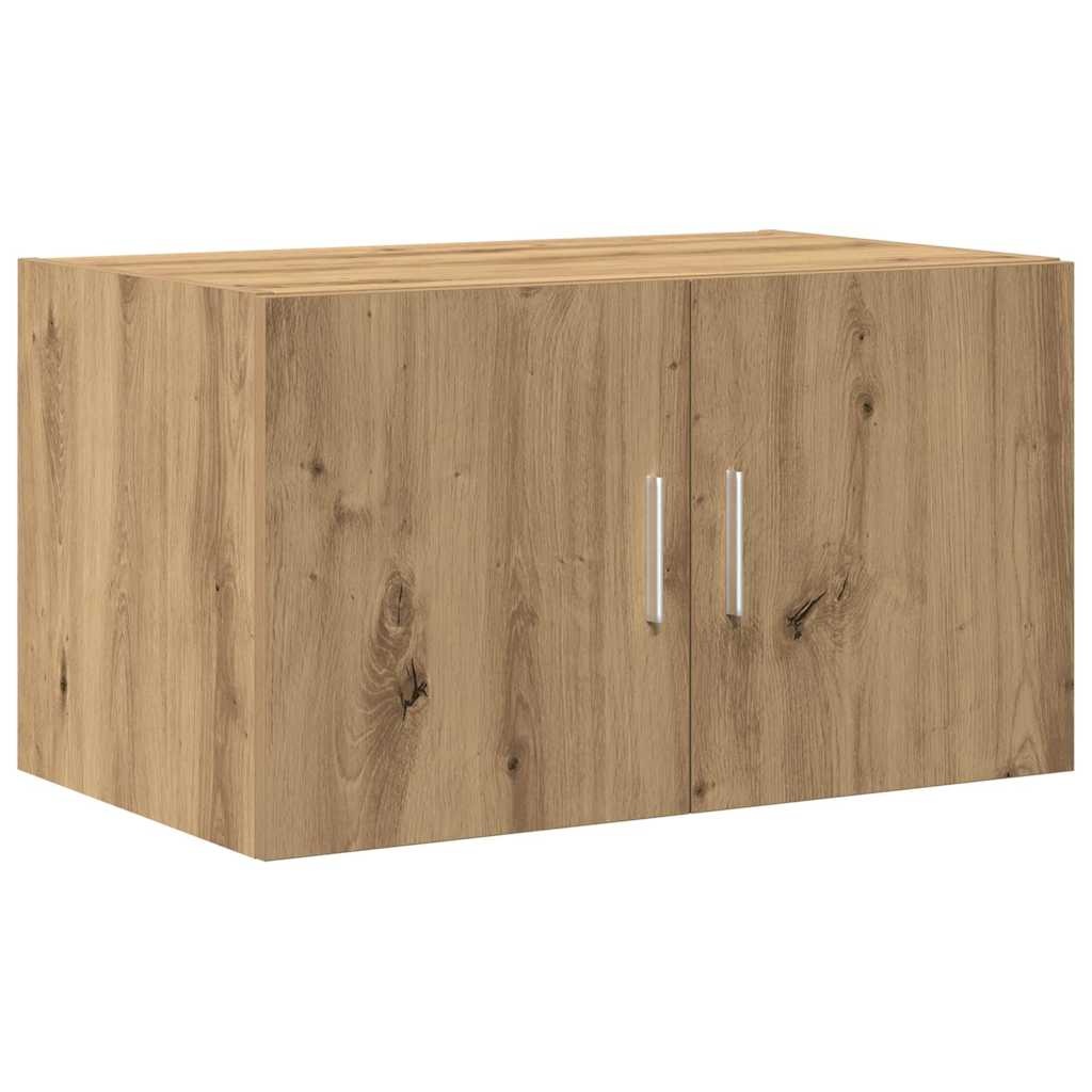 VidaXL Wandkast artisanaal eikenkleurig 70 x 42.5 x 40 cm Bewerkt hout
