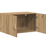 VidaXL Wandkast artisanaal eikenkleurig 70 x 42.5 x 40 cm Bewerkt hout