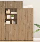 VidaXL Wandkast Artisan Eiken 30 x 42,5 x 39,5 cm Bewerkt hout
